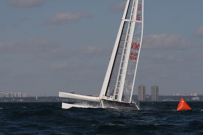 Cogito (USA) C-Class catamaran -  in 18-23kts of wind and a reasonable sea running Toronto ICCCC - 2007 © SW